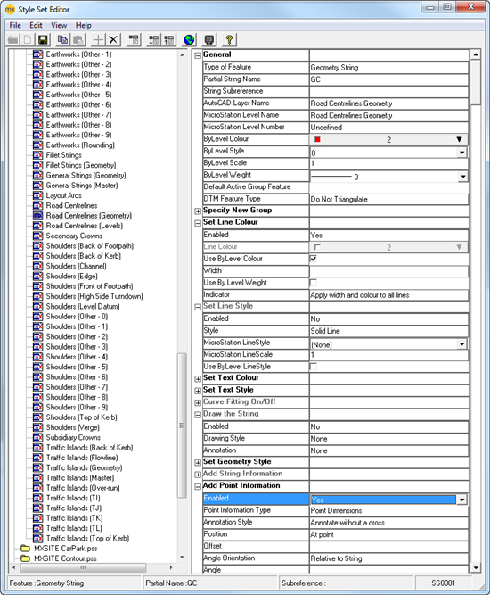 OpenRoads OpenSite How To Annotate Centreline Geometry Details