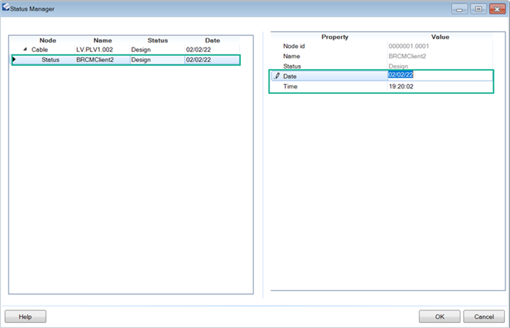 Autoplant Openplant Plantwise How To Set Cable Status And Edit