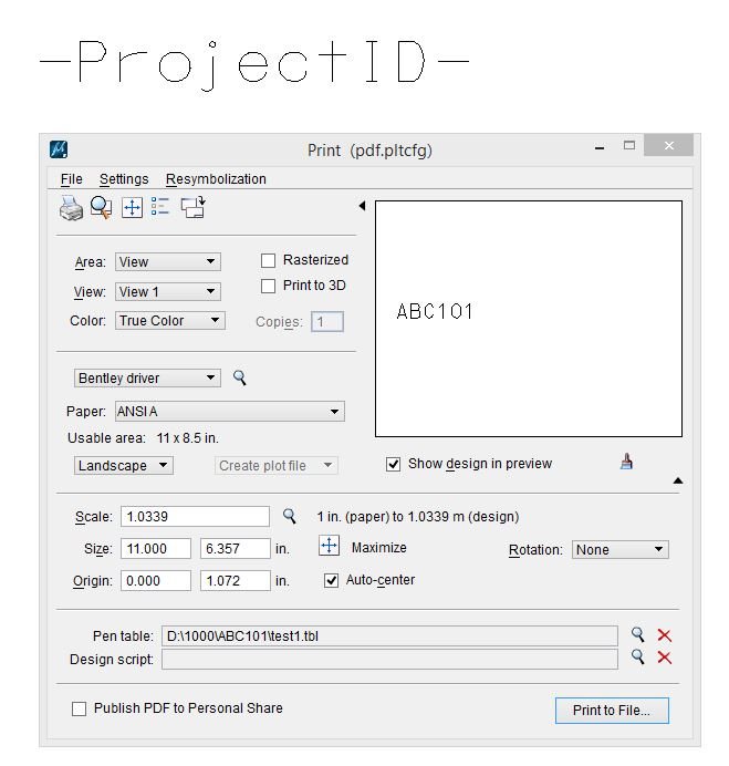 MicroStation - Extract Project ID from file path - Communities