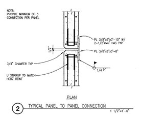Tilt Up Panel Wall Section