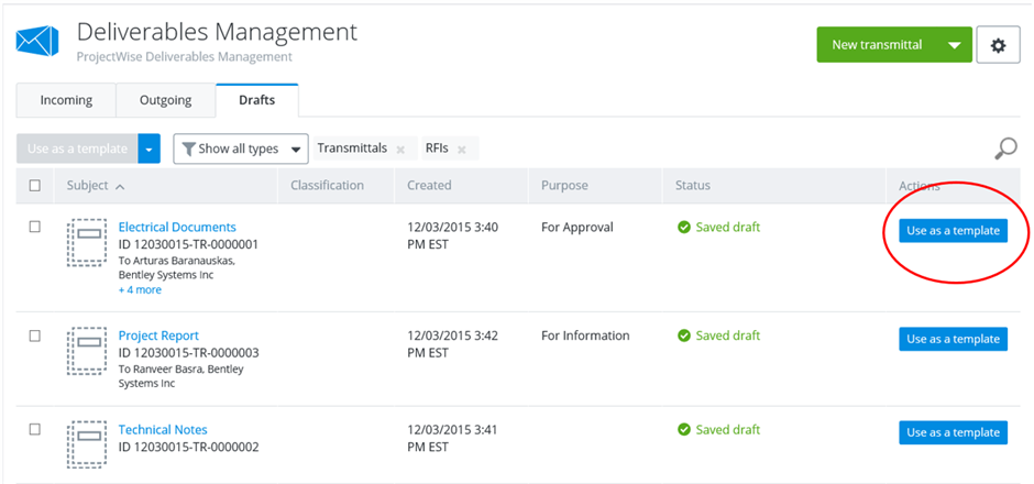 Bentley Infrastructure Cloud - Utilizing Templates In ProjectWise ...