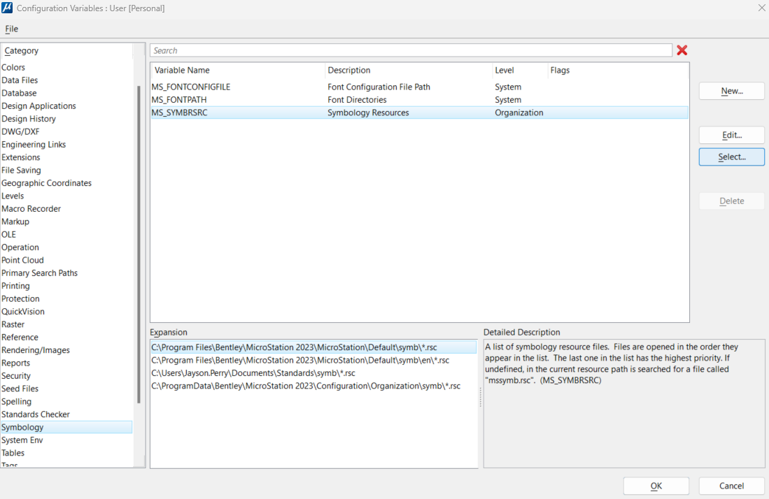 MicroStation - Come aggiungere un file di risorse (.rsc) a MicroStation ...