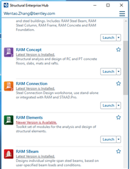 RAM | STAAD | ADINA - Structural Enterprise Hub CONNECT Edition (11.0.0 ...