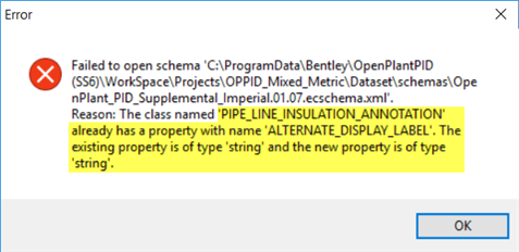 OpenPlant - Error "Tool not available in this file type" Appears in ...