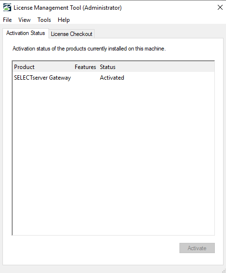 License Management Tool - Pre-XM applications are not listed