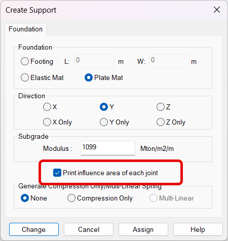 Ram Staad Adina How To See The Influence Area For Each Joint In