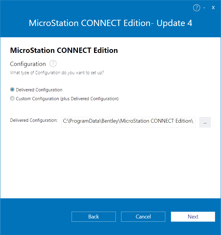 MicroStation - MicroStation CONNECT Edition Update 4 Installation ...