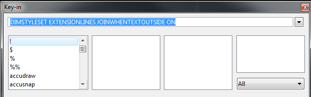 MicroStation - How to turn on and off the option Join when Text Outside ...