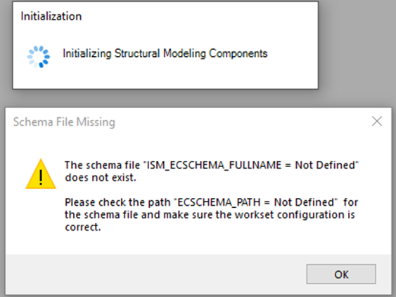 OpenPLANT | AutoPLANT - To Stop Initializing Structural Modeling ...