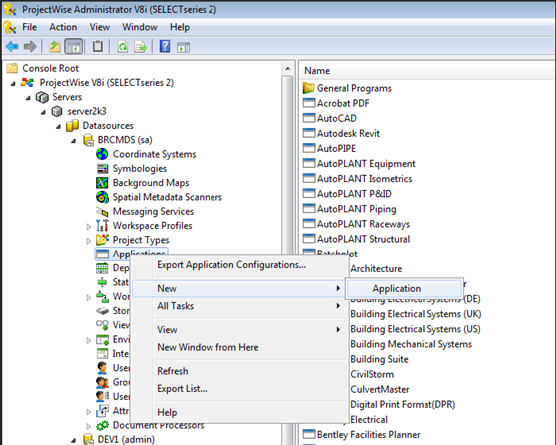 OpenPLANT | AutoPLANT - ProjectWise Configuration for BRCM - Communities