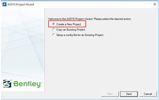 OpenPlant - How to Run Project Wizard in AXSYS.Process CONNECT Edition ...