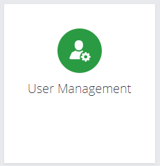   User Management tile