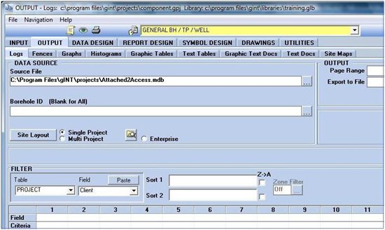 gINT | Keynetix - Report Data from Non-gINT Databases - Communities