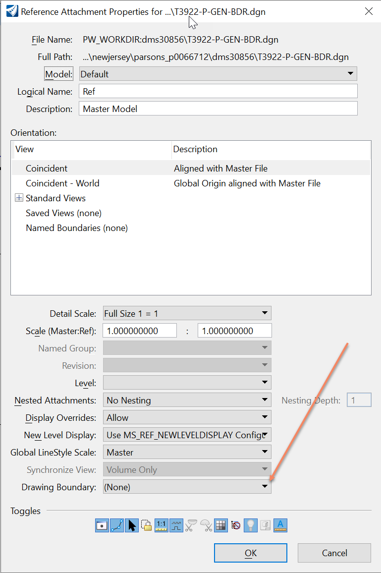 OpenRoads | OpenSite Forum - Border reference not copying into