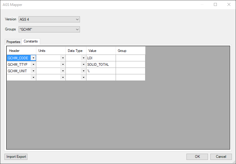 gINT | Keynetix - How To Check and Change the AGS Constants in KeyLAB ...
