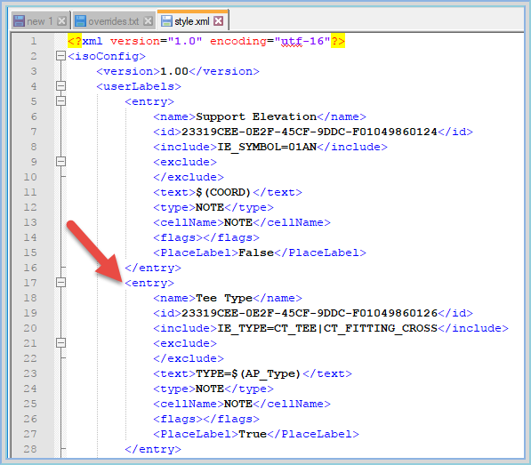 Autopipe How To Add A Text Label For Type Of Tee On A Stress Isometric Using Autopipe