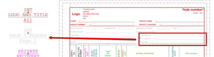 gINT | Keynetix - Water Level Notes Missing from Log Header in gINT Std ...