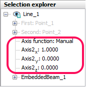 PLAXIS 3D: Manual Axis function