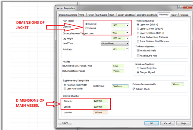 AutoPIPE - 18. How to design a jacketed vessel in AutoPIPE Vessel ...