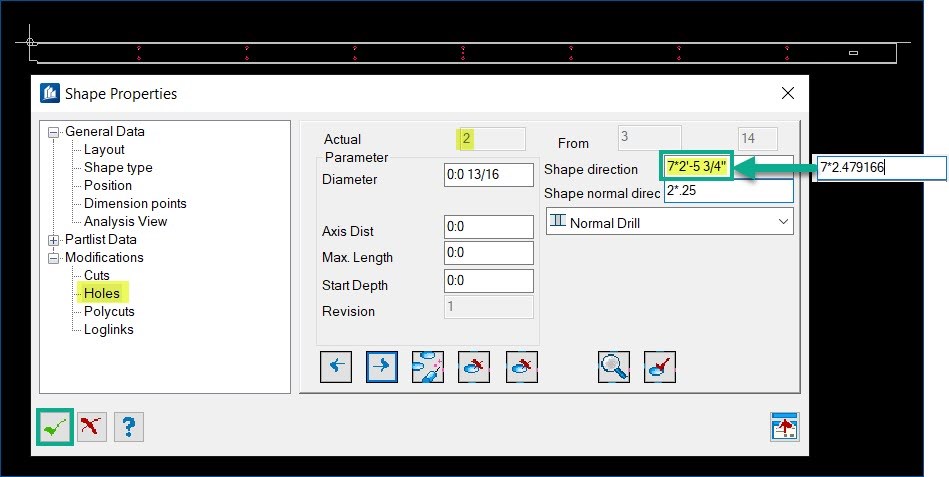 ProStructures - Hole Dimensioning not grouping all the same dimensions ...