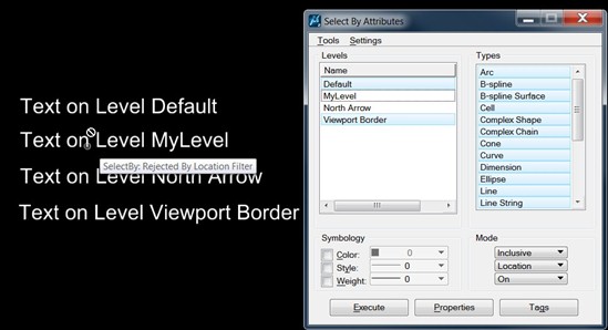 MicroStation - How to make elements on some levels unselectable ...