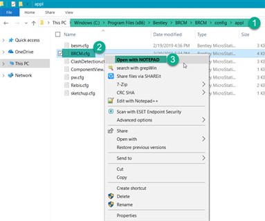 OpenPlant - How to configure BRCM on network location - Communities