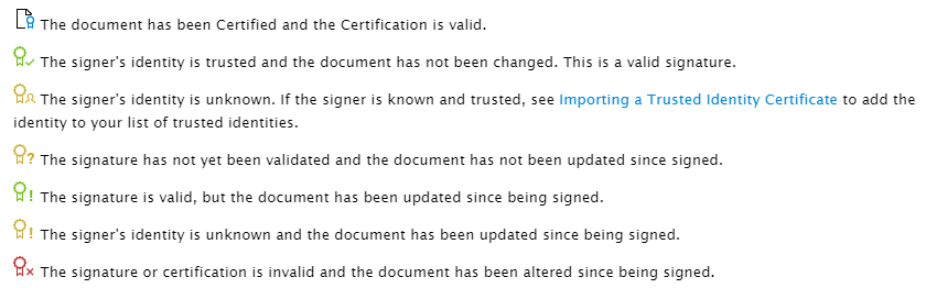 BlueBeam Revu - Signature Validation Quick Key