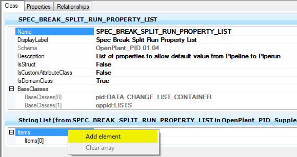 OpenPlant - How to Break Multiple Properties on Spec Break - Communities