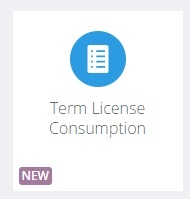 Term License Consumption Tile