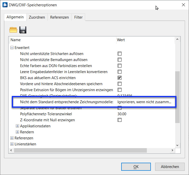 ProStructures - Export DWG/DXF mehrere Dateien erstellt - Communities