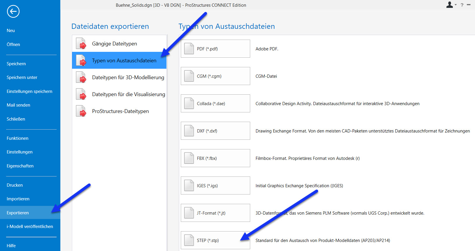 ProStructures - Export STEP - Communities