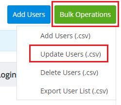  Bulk Operations - Update Users
