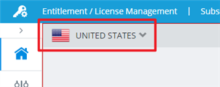 Select Country in the Entitlement Management