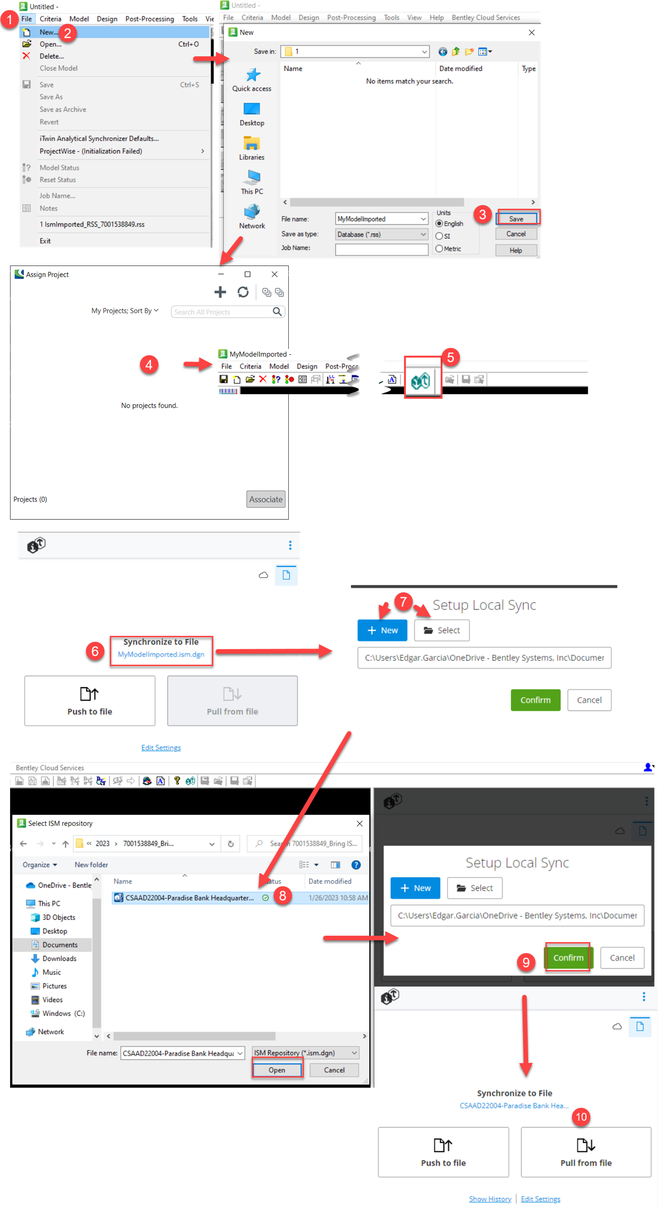 10 steps with previous version