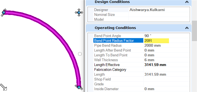 OpenPlant - How to Get Customized Bend Point Radius Data in OpenPlant ...