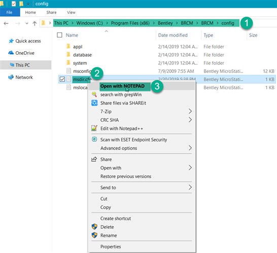 OpenPlant - How to configure BRCM on network location - Communities