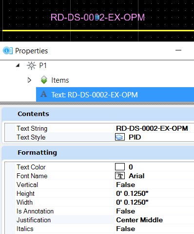 AutoPLANT | OpenPLANT | PlantWise - How to Define Desired Text ...