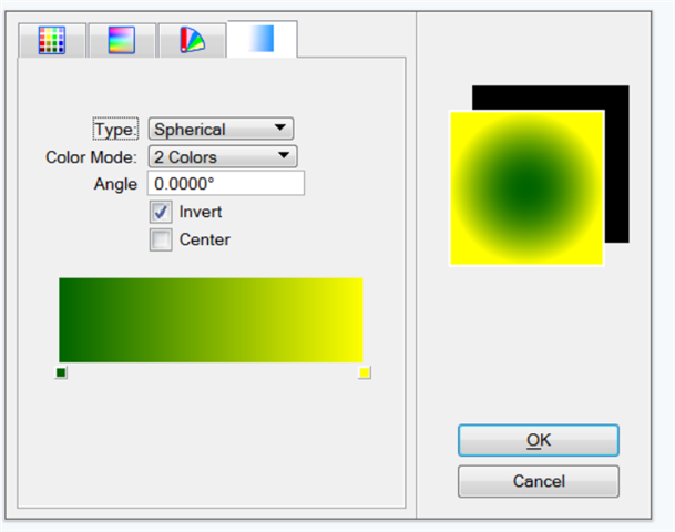 MicroStation - Wie kann man eine Gradient-Farbe an geschlossenes Shape ...