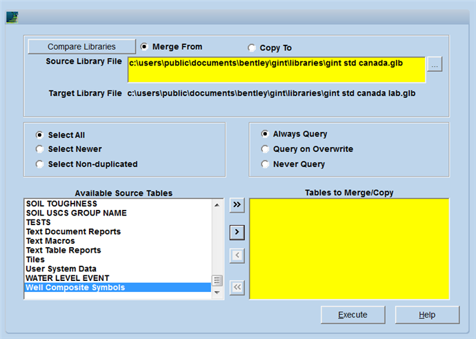 gINT | Keynetix - Copy report entities to another report template or ...