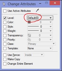 MicroStation - Configure the level format display in combo boxes ...