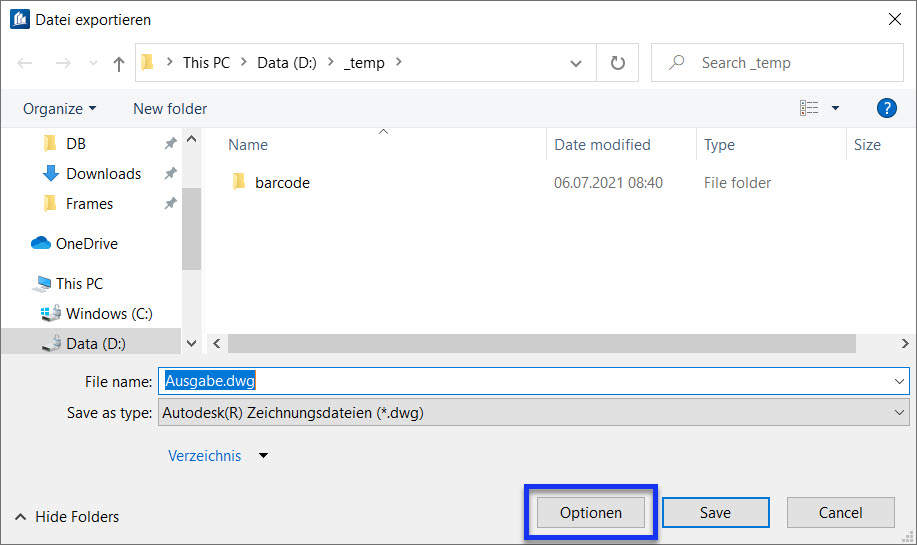 ProStructures - Export ins DWG Format - Communities
