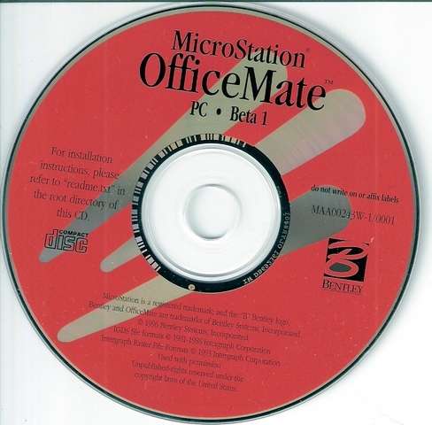 OfficeMate beta release CD
