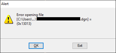 MicroStation Forum - [V8i] OneDrive file errors ? - Communities