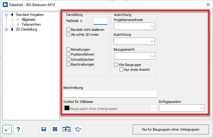 ProStructures Detailstil nicht zu bearbeiten Communities