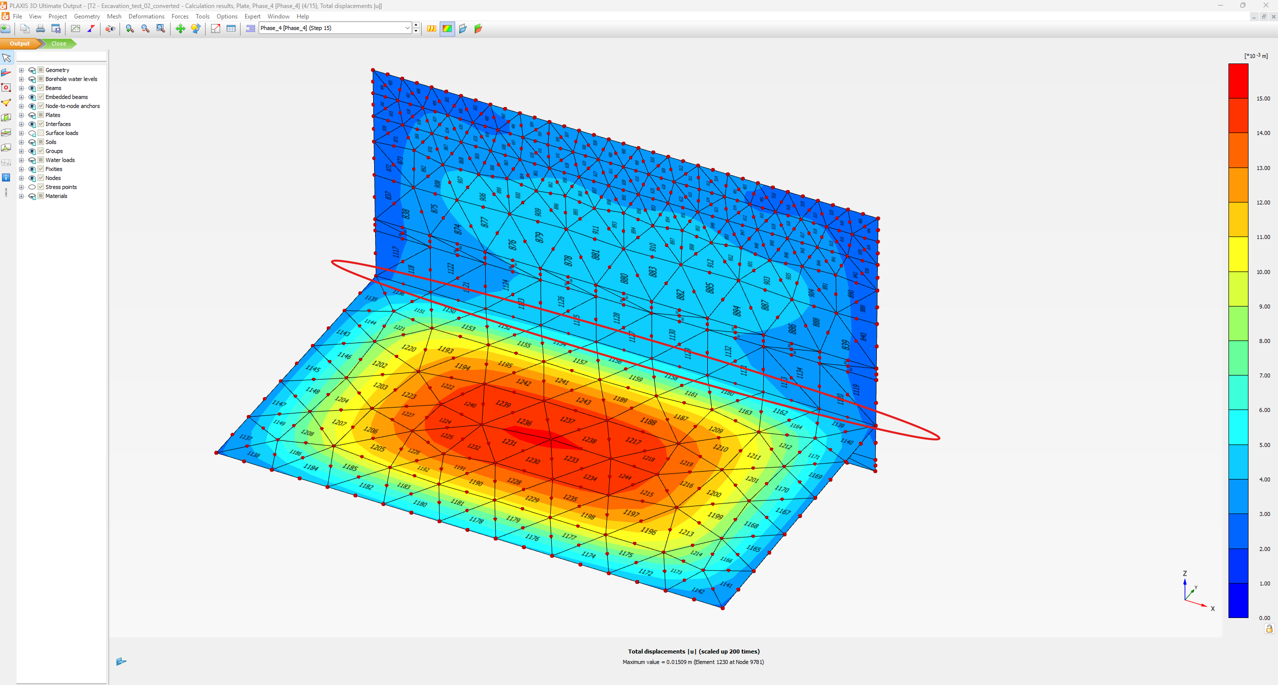 Shared Node of Horizontal Slab and Vertical Wall