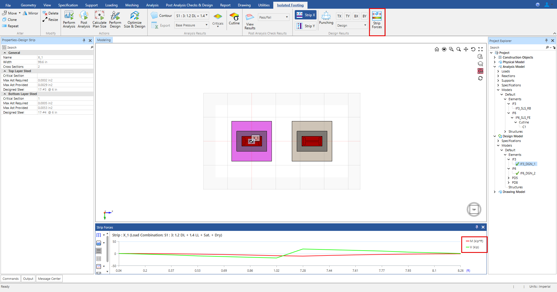 RAM | STAAD | ADINA - 1.5 : Example Problem 1- Part-5 - Viewing Results ...