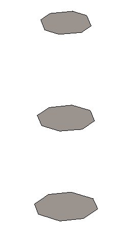 A grey and black rockDescription automatically generated