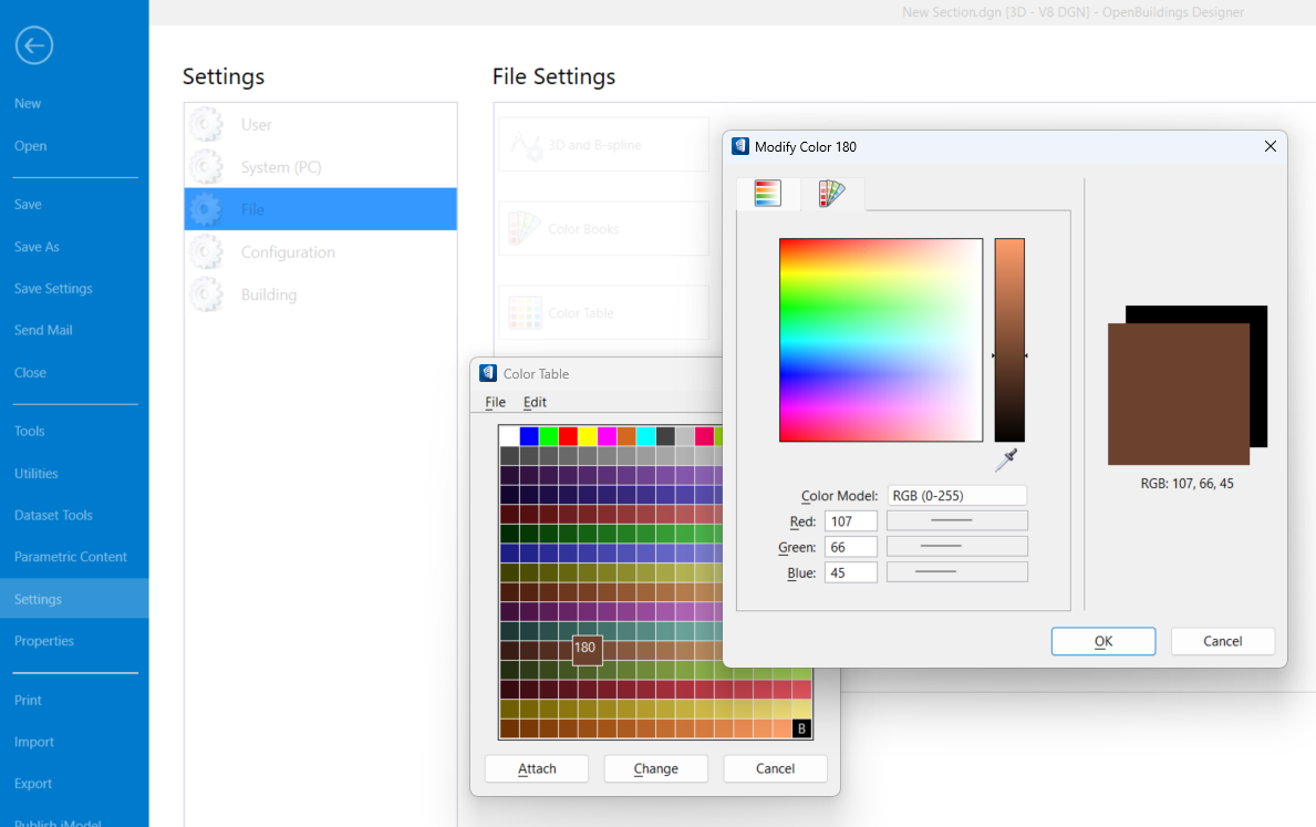 OpenBuildings - Python script for OBD to export RGB values of colors ...