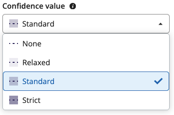 Confidence value
