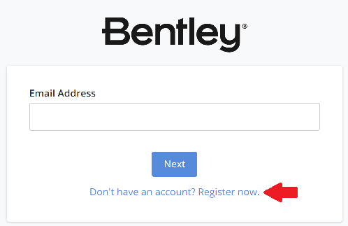 Screenshot of sign-in page with registration link highlighted